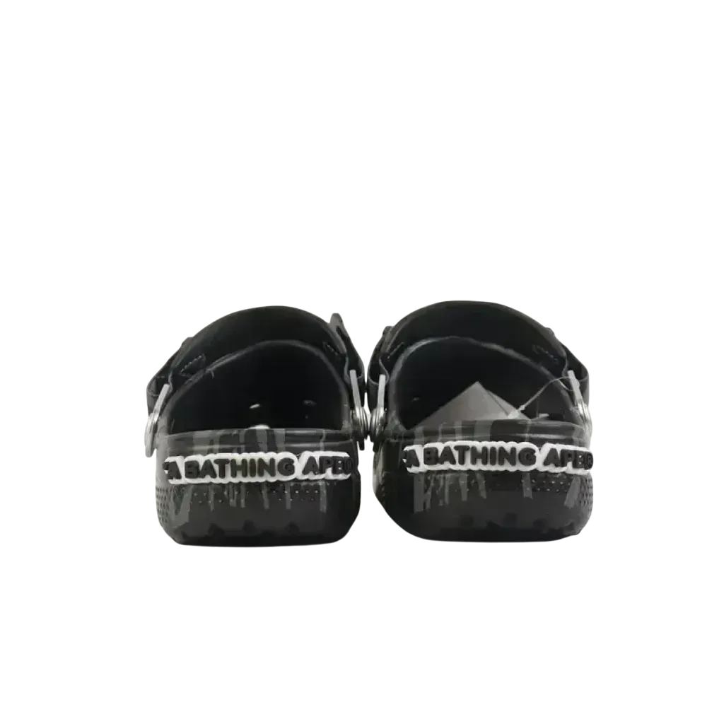 Crocs x Bape Classic Clog Camo Black
