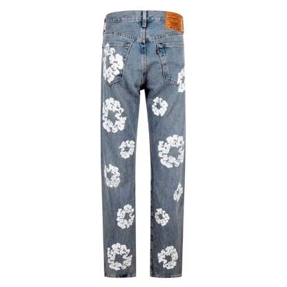 Calça Jeans Light Wash Denim Tears x Levi's Azul