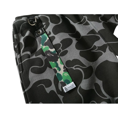 Bermuda Bape Bapesta Camuflada Cinza