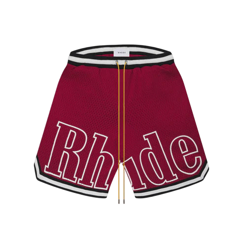 Bermuda Rhude Basketball Swin Trunks Vermelha