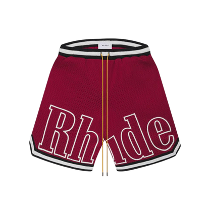 Bermuda Rhude Basketball Swin Trunks Vermelha