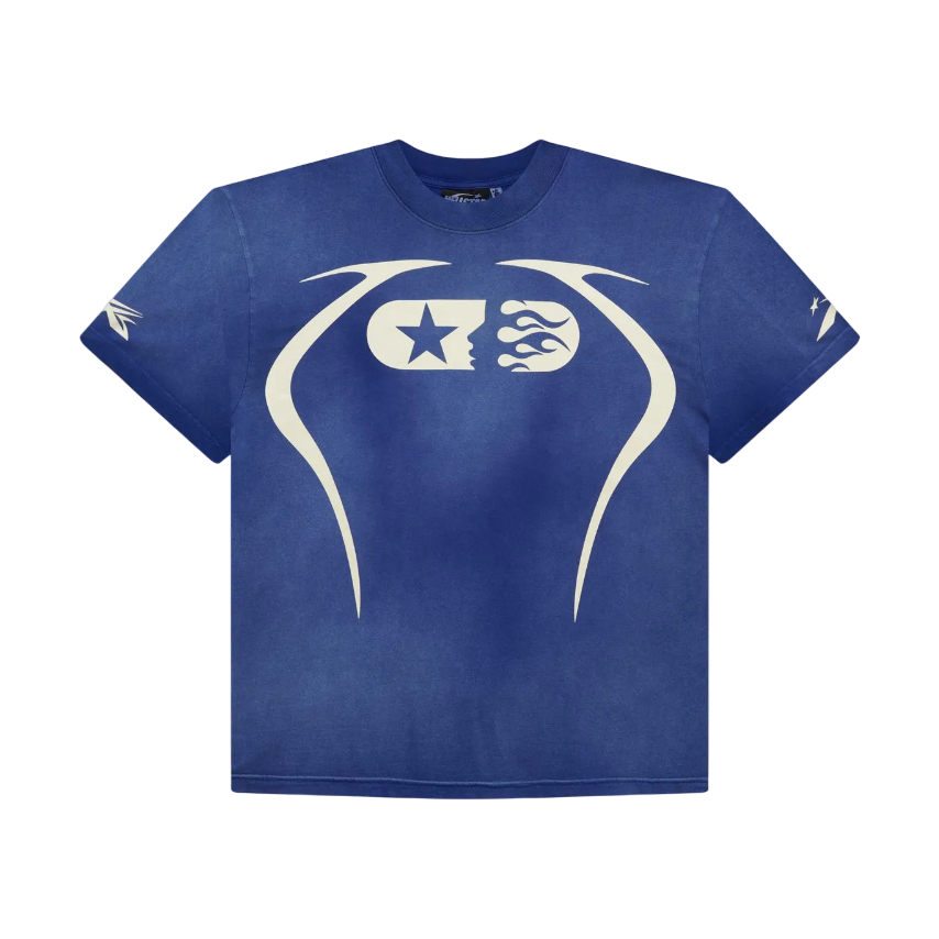 Hellstar Warm Up T-Shirt Azul