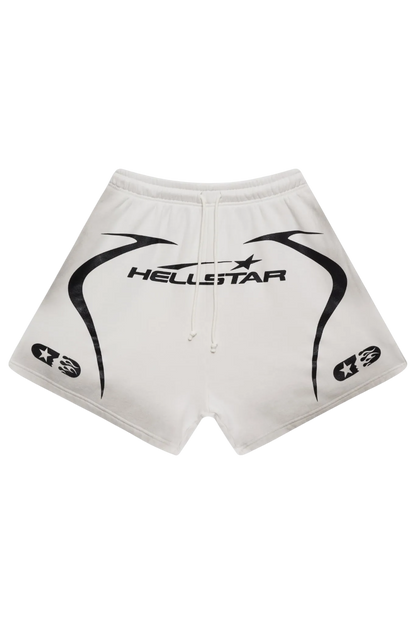 Hellstar Warm Up Shorts Branco