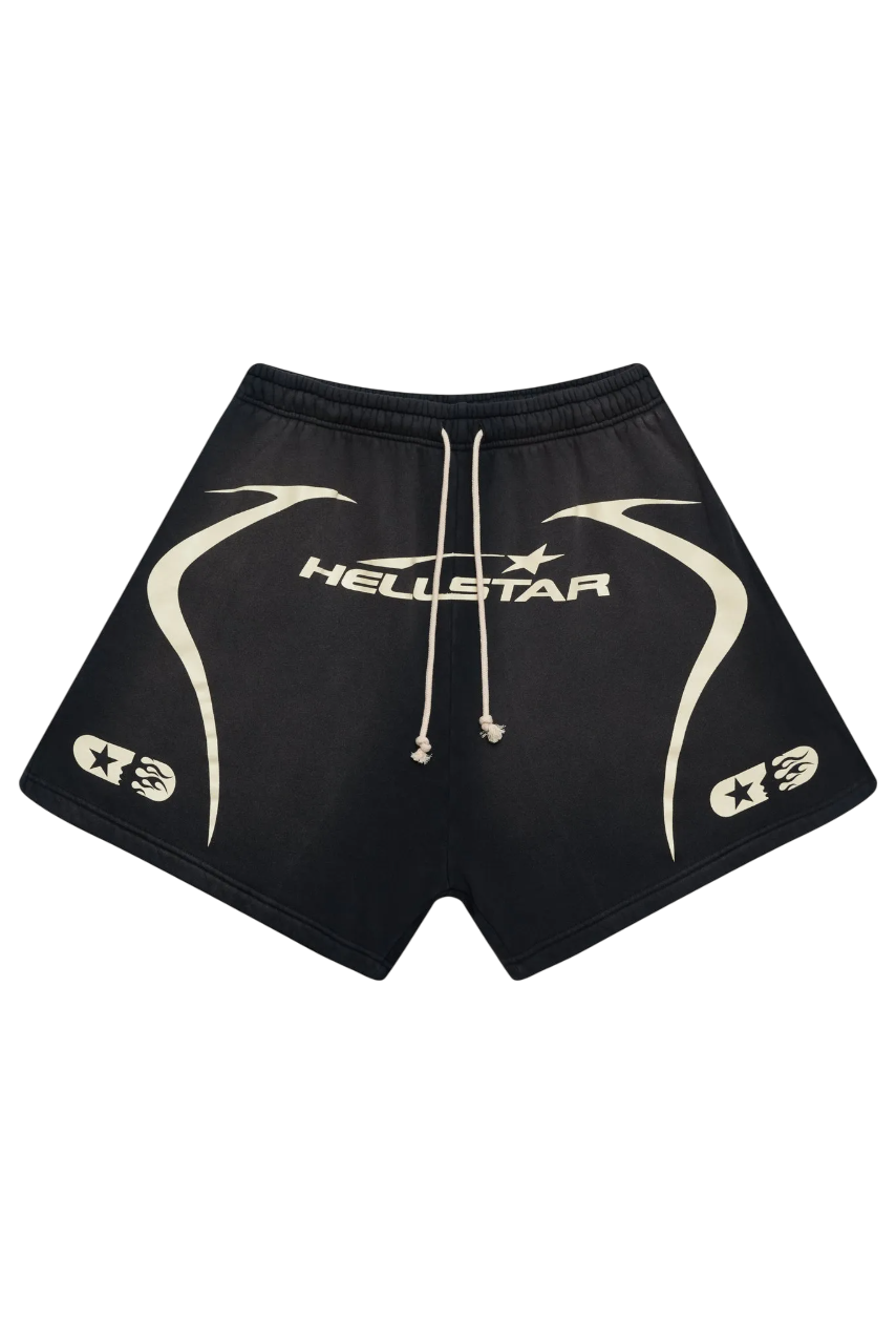 Hellstar Warm Up Shorts Preto