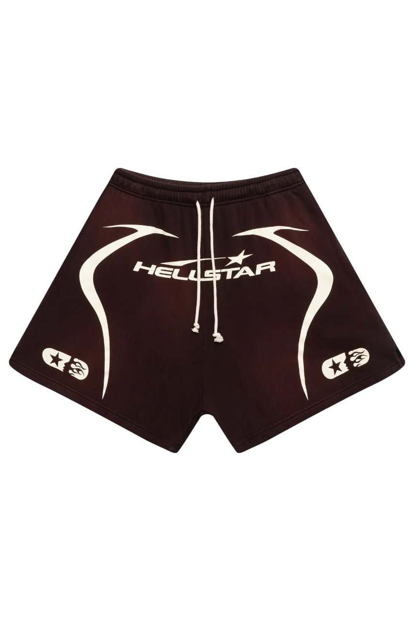 Hellstar Warm Up Shorts Vinho
