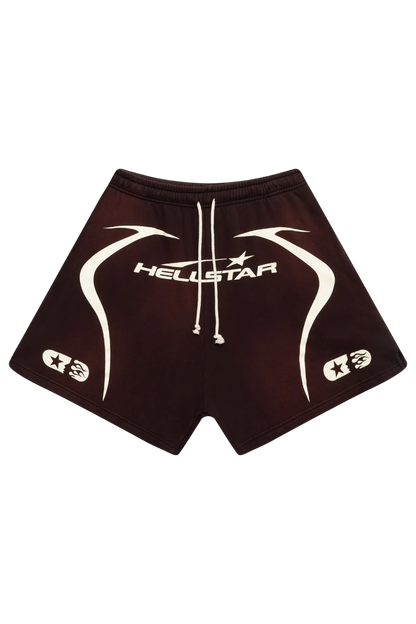 Hellstar Warm Up Shorts Vinho