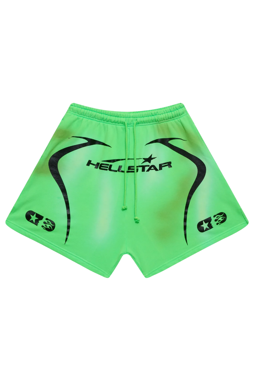 Hellstar Warm Up Shorts Verde