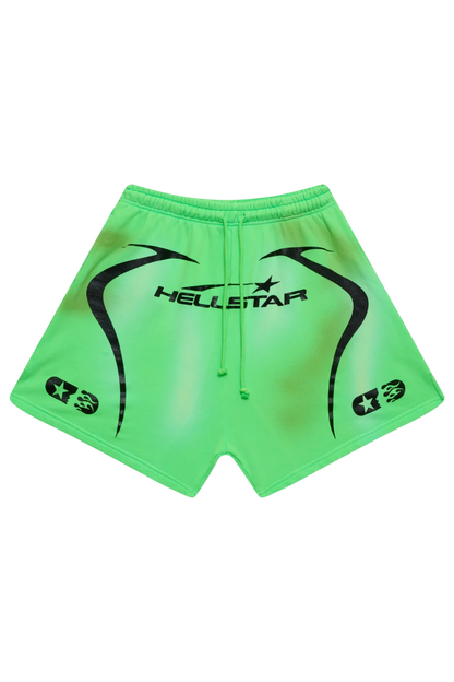 Hellstar Warm Up Shorts Verde