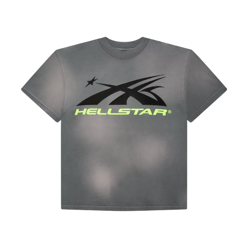 Camiseta Hellstar Sports Core Logo Gel Cinza