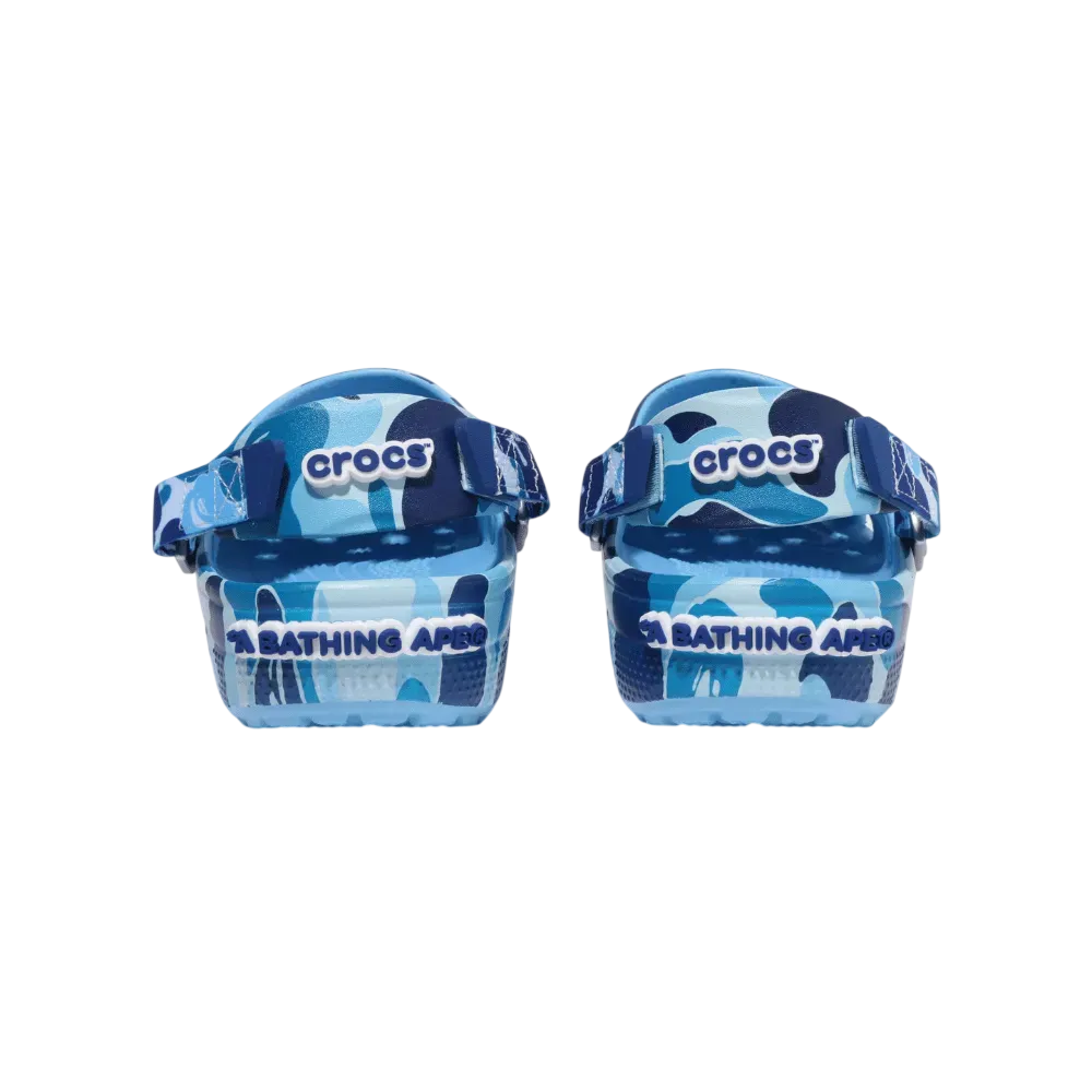 Crocs x Bape Classic Clog Camo Blue