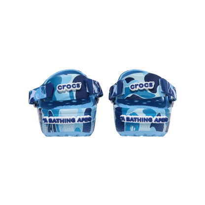 Crocs x Bape Classic Clog Camo Blue