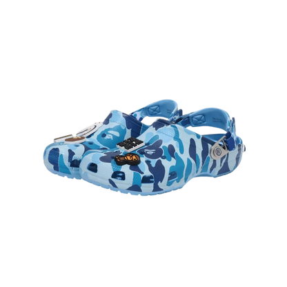 Crocs x Bape Classic Clog Camo Blue
