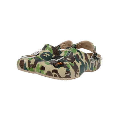 Crocs x Bape Classic Clog Camo Green