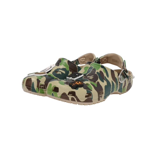Crocs x Bape Classic Clog Camo Green