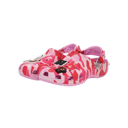 Crocs x Bape Classic Clog Camo Pink
