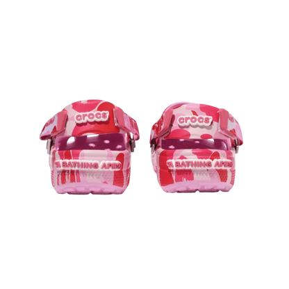 Crocs x Bape Classic Clog Camo Pink