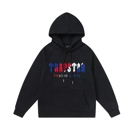 Moletom Trapstar Chenille Decoded Hoodie Preto