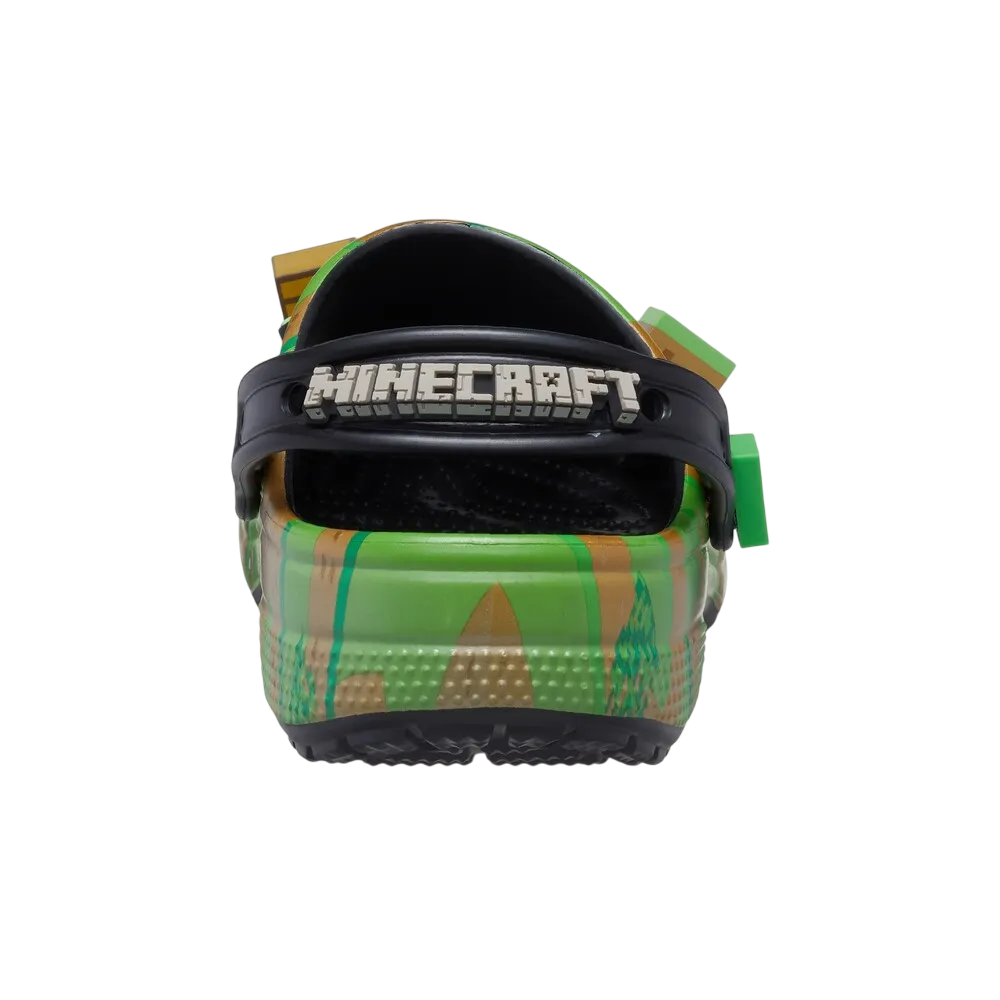 Sandália Crocs x Minecraft Classic Clog Verde Escuro
