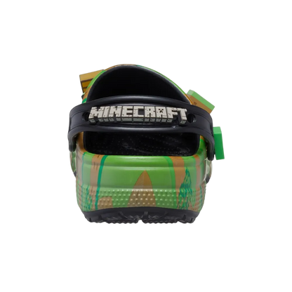 Sandália Crocs x Minecraft Classic Clog Verde Escuro