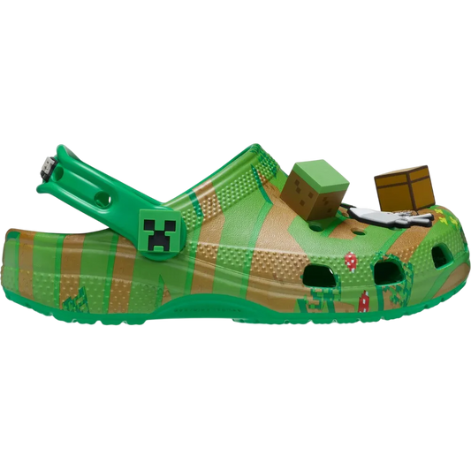 Sandália Crocs x Minecraft Classic Clog Verde