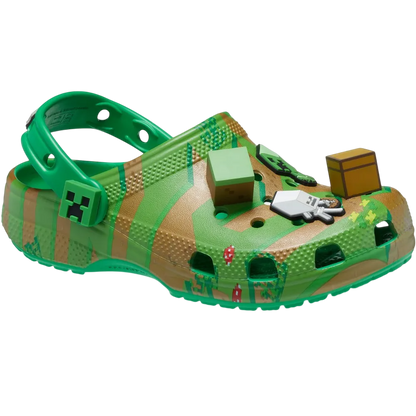 Sandália Crocs x Minecraft Classic Clog Verde