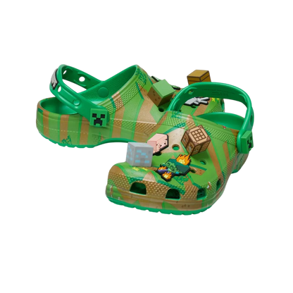 Sandália Crocs x Minecraft Classic Clog Verde