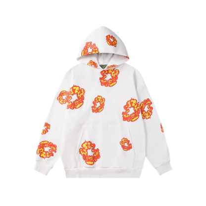 Moletom The Cotton Wreath Denim Tears x Offset Branco