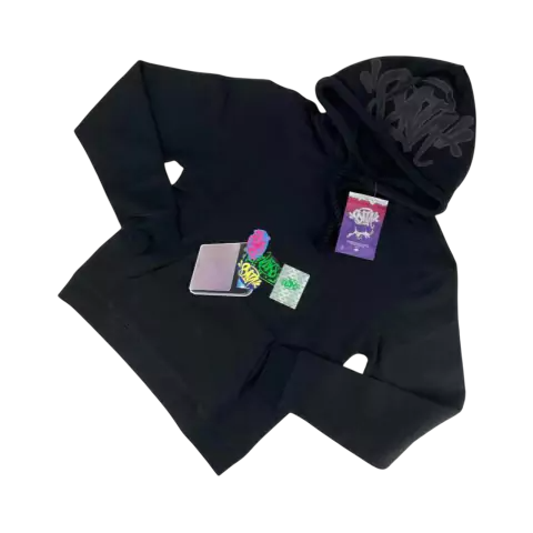 Conjunto Moletom Syna World Preto
