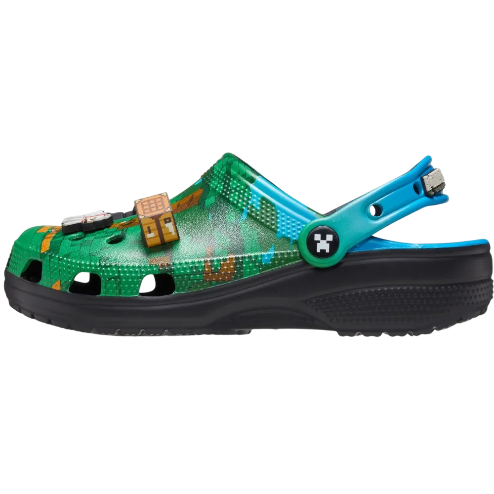 Sandália Crocs x Minecraft Classic Clog Infantil