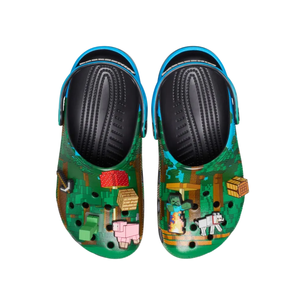 Sandália Crocs x Minecraft Classic Clog Infantil