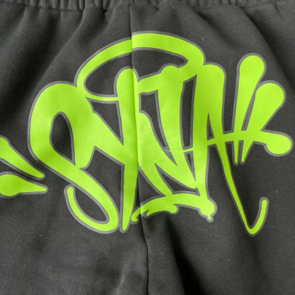 Conjunto Moletom Syna World Preto/Verde