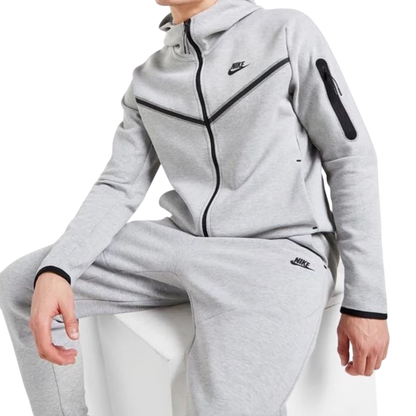 Jaqueta Nike Tech Fleece Cinza