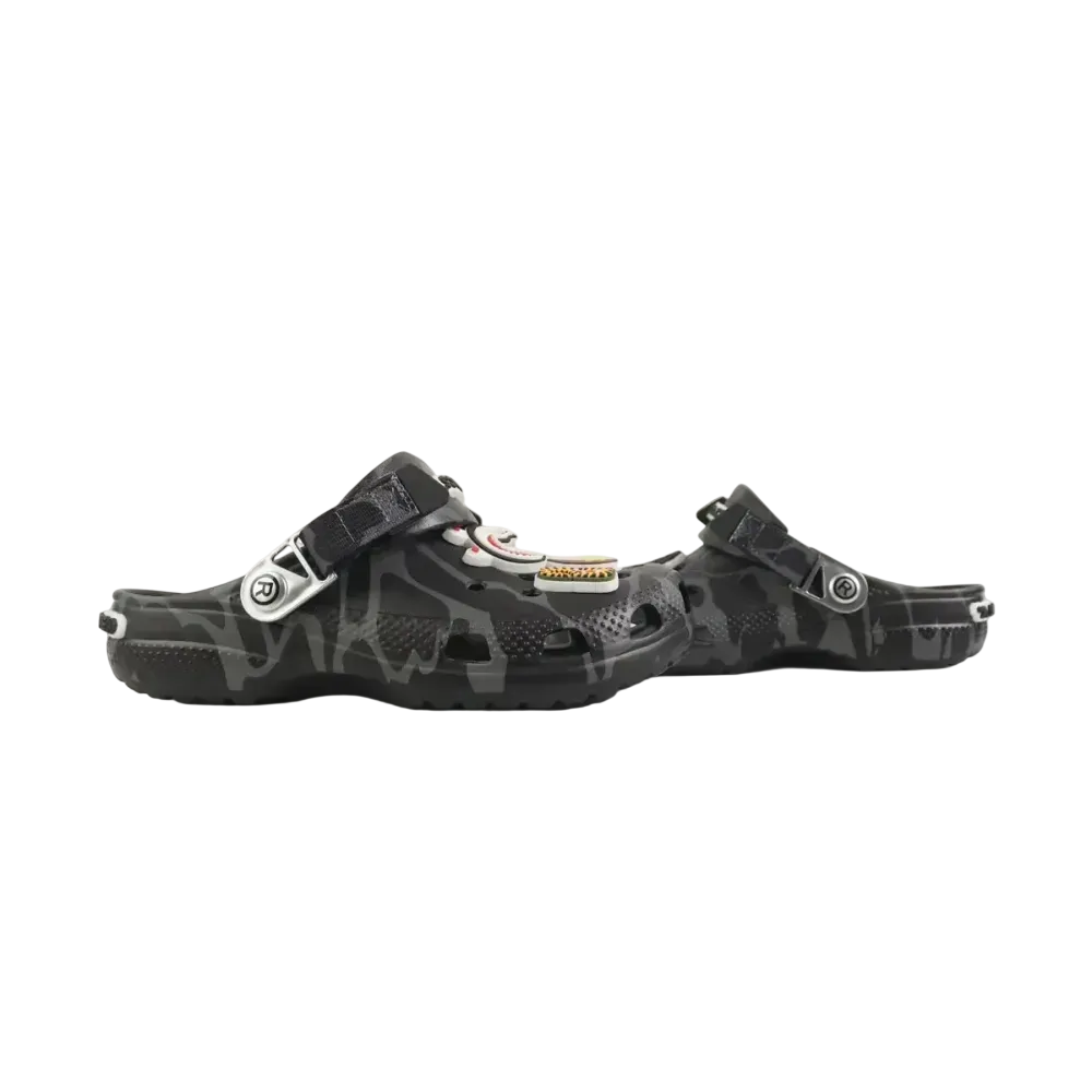 Crocs x Bape Classic Clog Camo Black