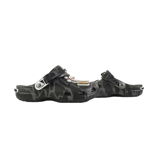 Crocs x Bape Classic Clog Camo Black