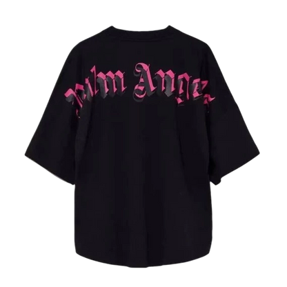 Camiseta Palm Angels Double Logo Preta
