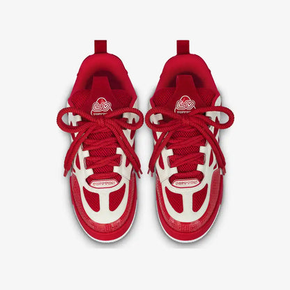 Tênis Louis Vuitton LV Skate Vermelho
