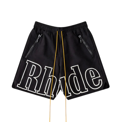 Bermuda Rhude Court Logo Preta