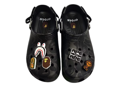 Crocs x Bape Classic Clog Camo Black