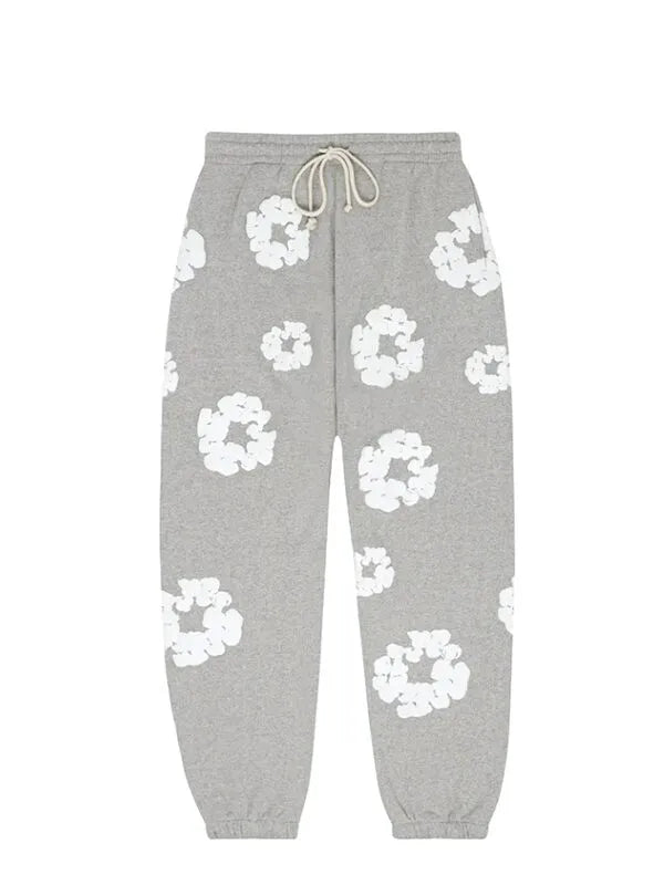 Conjunto Moletom The Cotton Wreath Denim Tears Cinza
