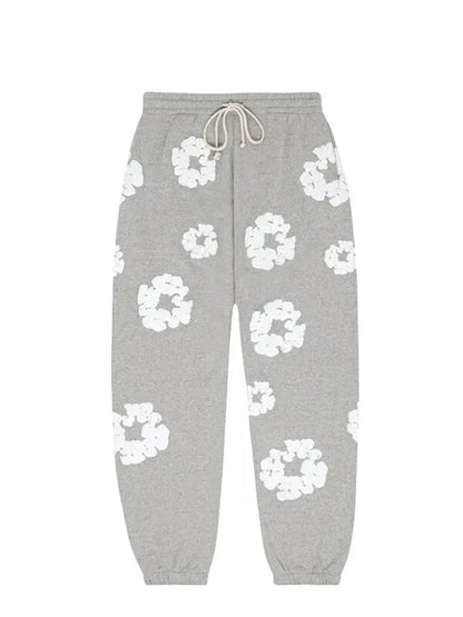 Conjunto Moletom The Cotton Wreath Denim Tears Cinza