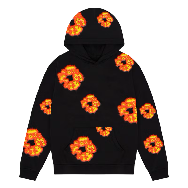 Moletom The Cotton Wreath Denim Tears x Offset Preto