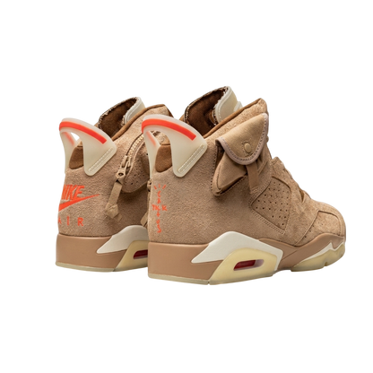 Tênis Nike x Travis Scott Air Jordan 6 'British Khaki'