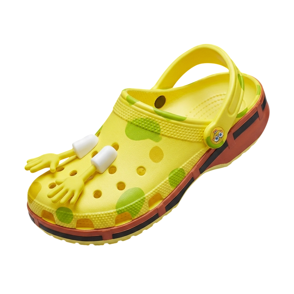 Sandália Crocs x Bob Esponja Classic Clog