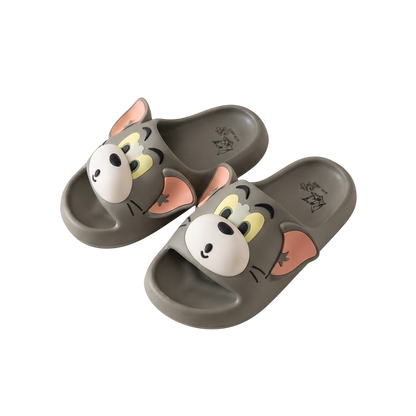 Chinelo Slide Tom & Jerry Tridimensional