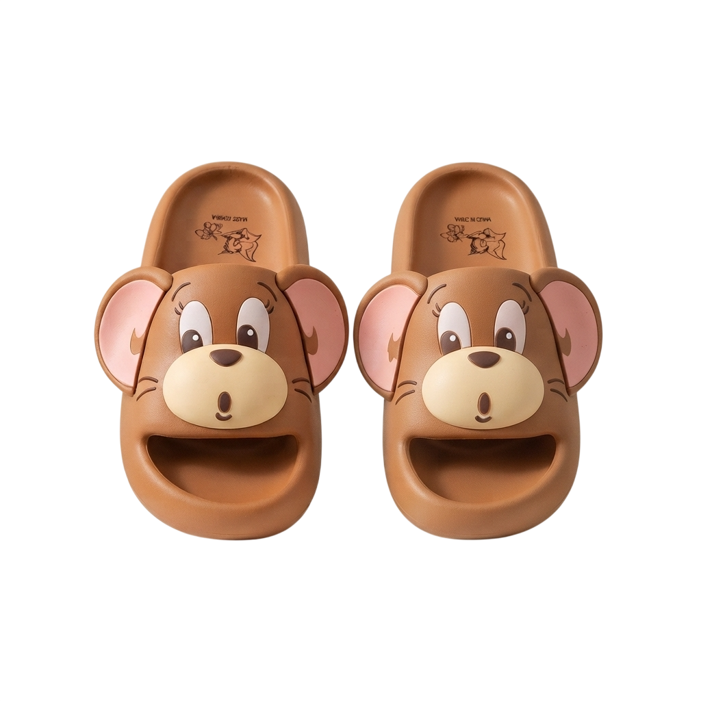 Chinelo Slide Tom & Jerry Tridimensional