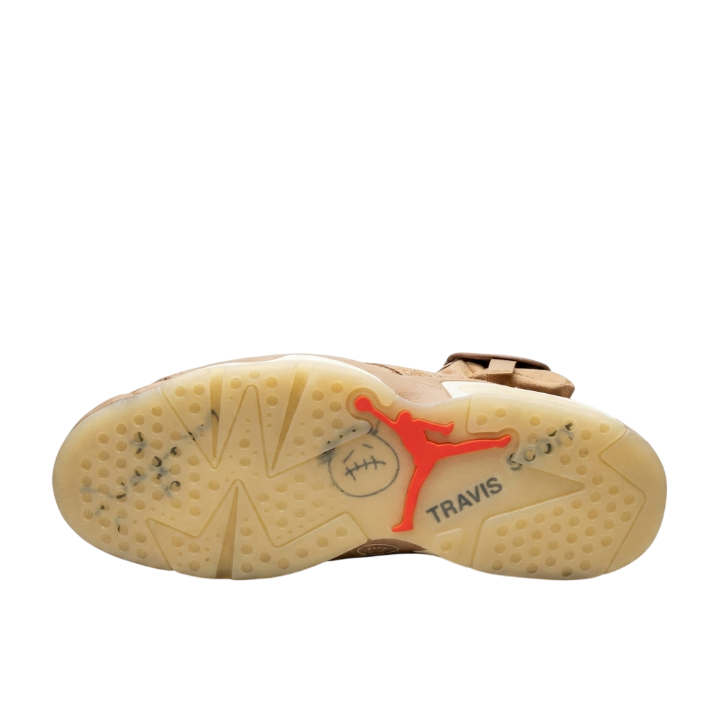 Tênis Nike x Travis Scott Air Jordan 6 'British Khaki'