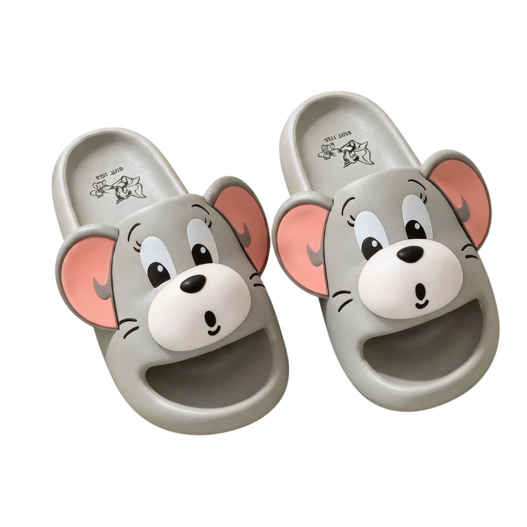 Chinelo Slide Tom & Jerry Tridimensional