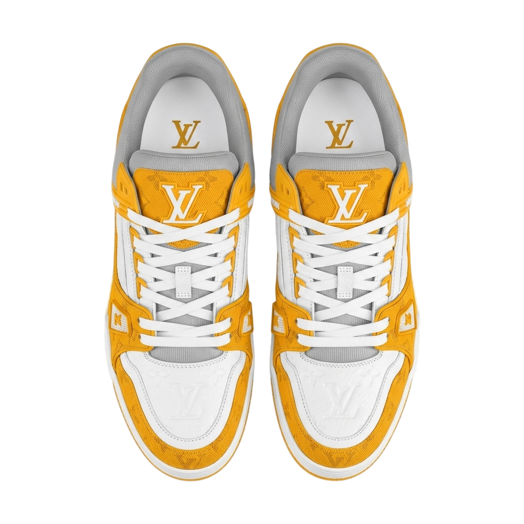 Tênis Louis Vuitton Trainer Amarelo