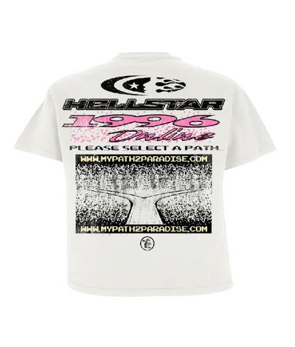 Camiseta Hellstar Pixel Branca