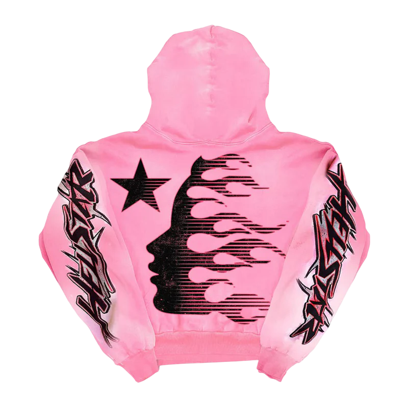 Moletom Hellstar Brainwashed Hoodie Without Brain Pink